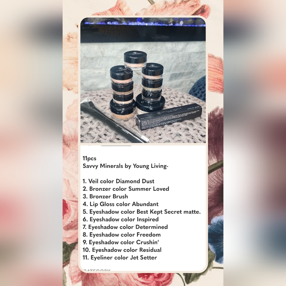 11pcs Savvy Minerals by Young Living